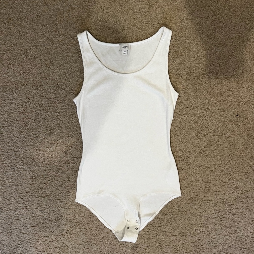 Jcrew white tank bodysuit